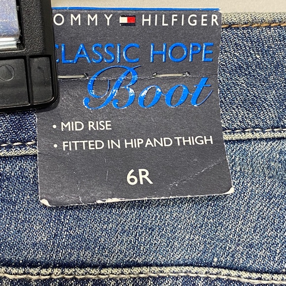 🌟LAST CHANCE 🌟 Tommy Hilfiger Boot Cut Mid Rise Denim Blue Jeans - Picture 5 of 6